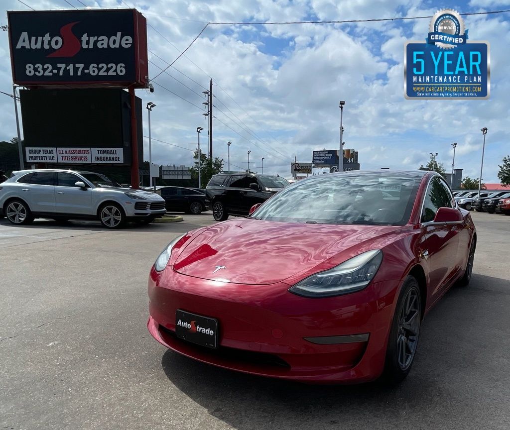 2018 Tesla Model 3 Long Range Red at Shottenkirk Kia Fort Bend