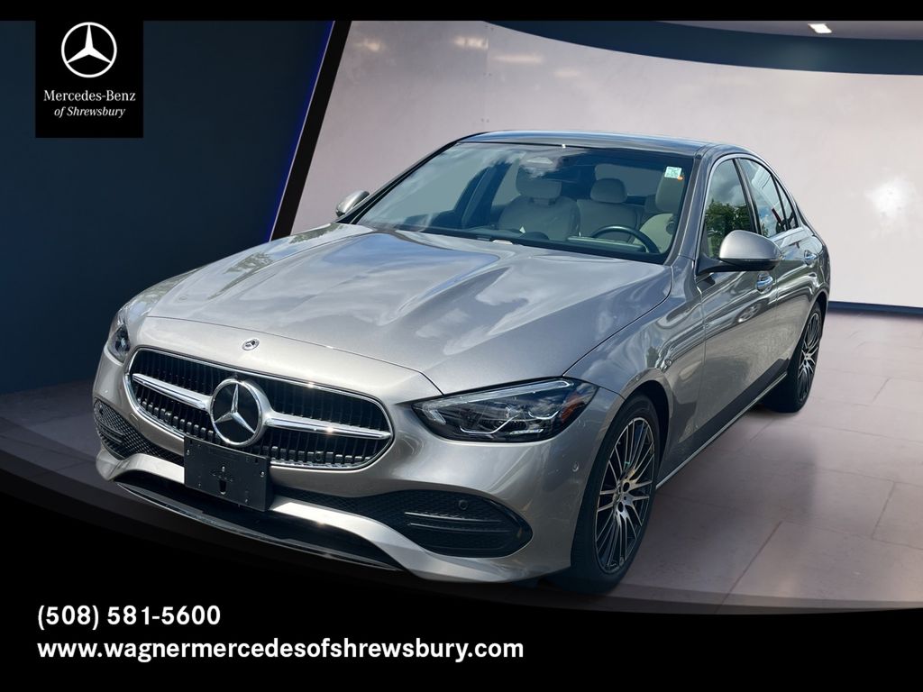 Mojave Silver Metallic 2024 Mercedes-Benz C-Class Sedan All-Wheel Drive 9-Speed Automatic