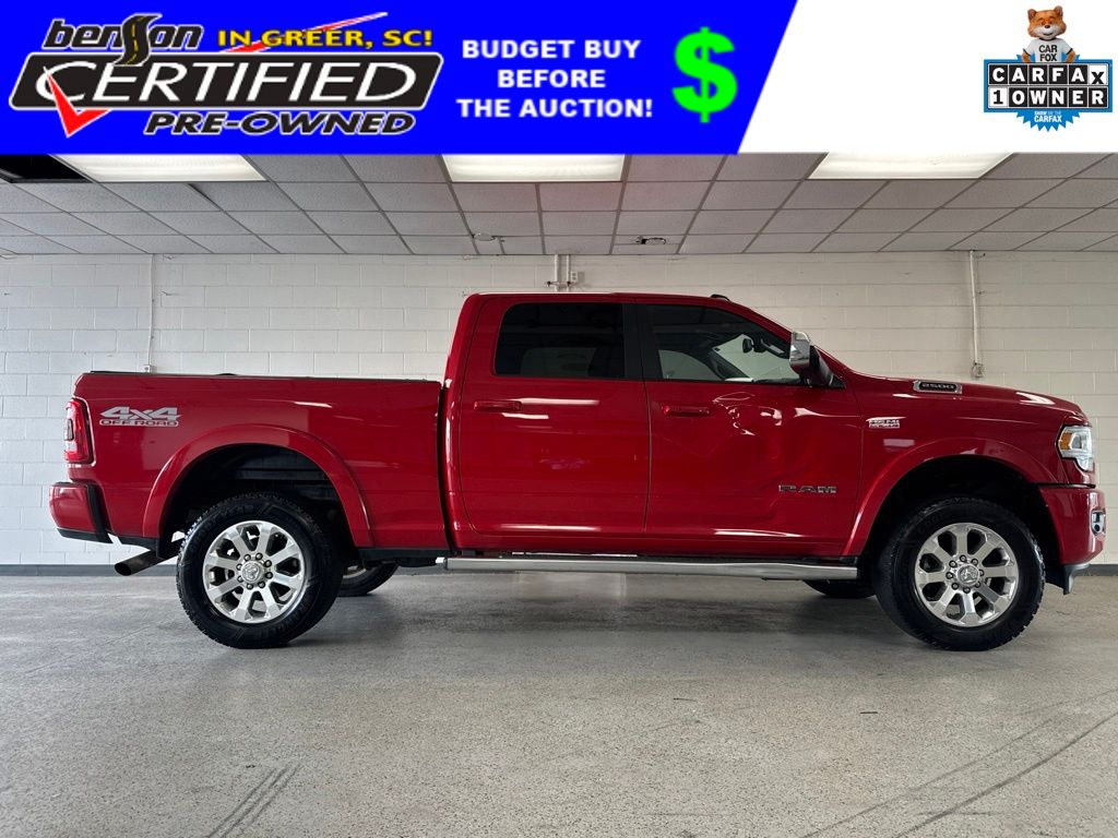 Flame Red Clearcoat 2022 RAM 2500 Pickup Truck Four-Wheel Drive 8-Speed Automatic