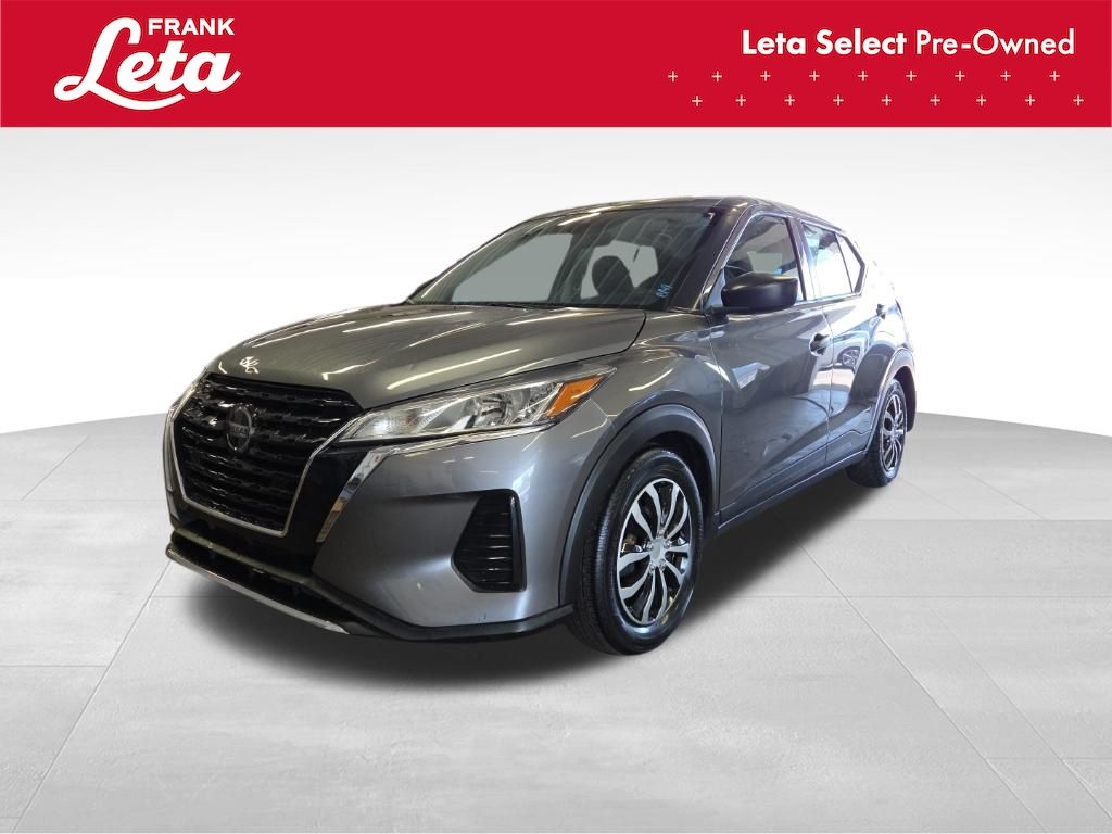 Gray (Gun Metallic) 2021 Nissan Kicks S FWD SUV / Crossover Front-Wheel Drive Continuously Variable Transmission