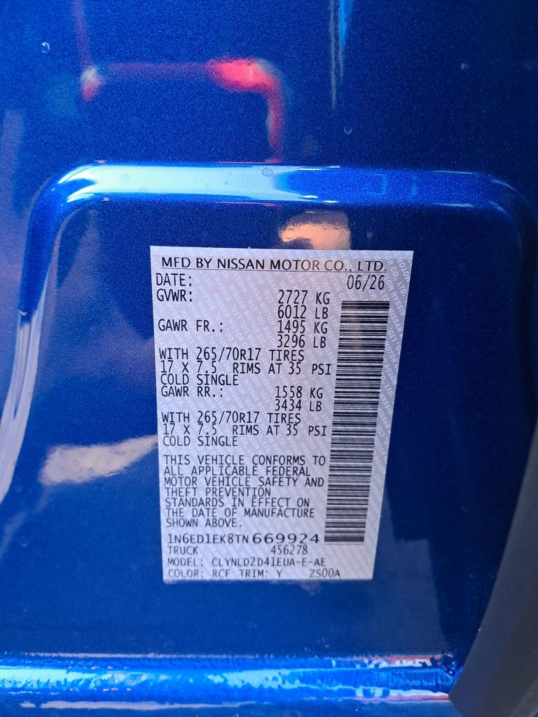 2026 Nissan Frontier PRO-4X Blue at John Sisson Motors