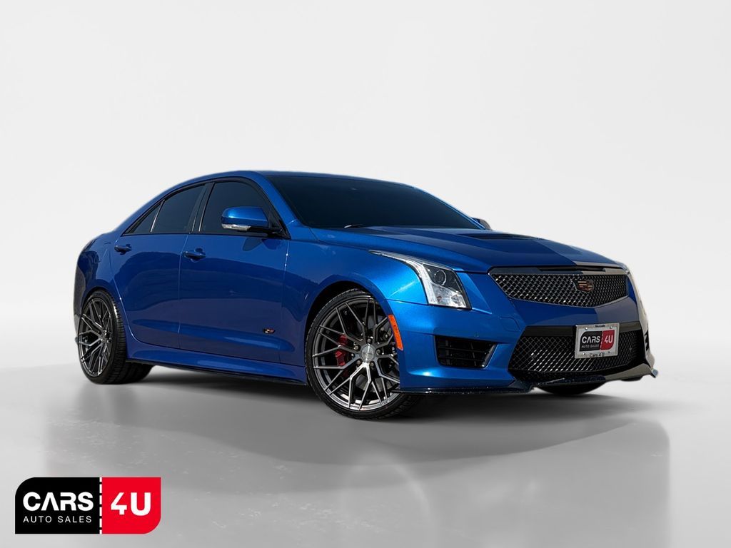 Vector Blue Metallic 2017 Cadillac ATS-V RWD Sedan Rear-Wheel Drive 8-Speed Automatic