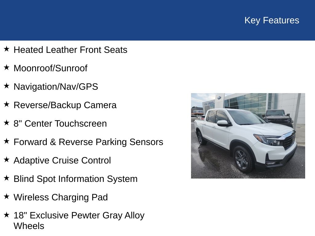 2023 Honda Ridgeline RTL-E