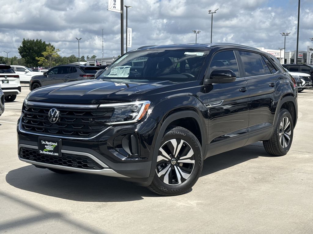 2026 Volkswagen Atlas Cross Sport 2.0T SE Black at DeMontrond Auto Country