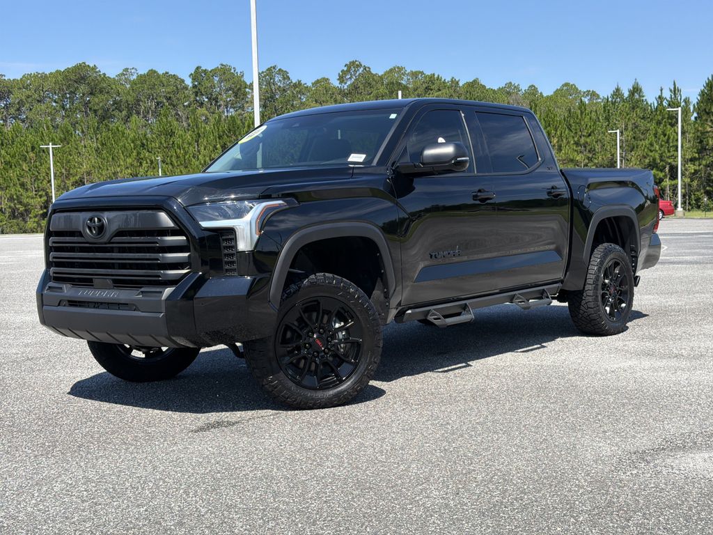 Midnight Black Metallic 2024 Toyota Tundra Pickup Truck Four-Wheel Drive Automatic