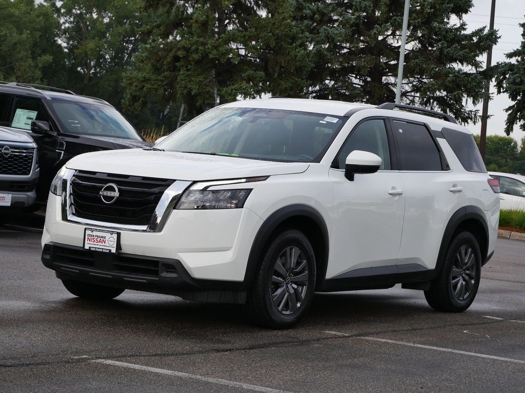 Glacier White 2025 Nissan Pathfinder SUV / Crossover All-Wheel Drive 9-Speed Automatic
