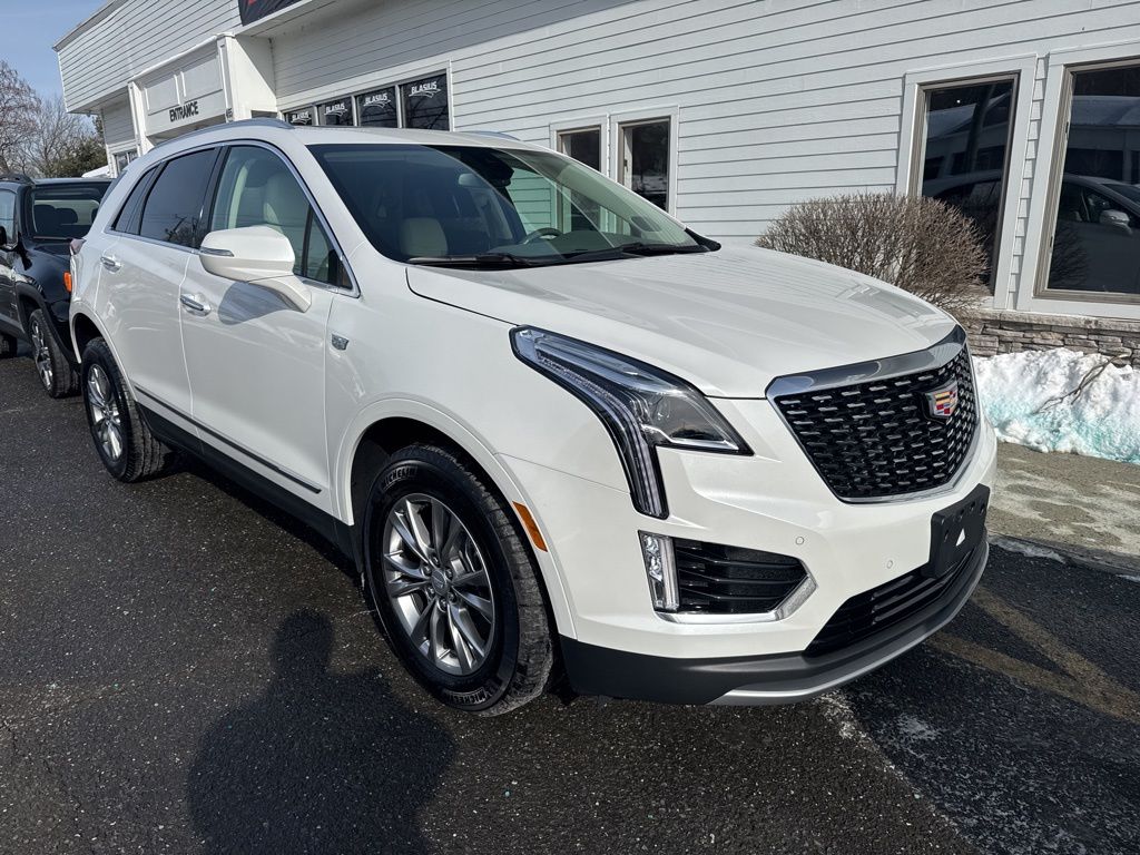 Crystal White Tricoat 2023 Cadillac XT5 Premium Luxury AWD SUV / Crossover Four-Wheel Drive 9-Speed Automatic