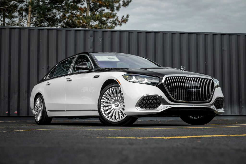 White 2027 Mercedes-Benz S-Class Sedan All-Wheel Drive 9-Speed Automatic