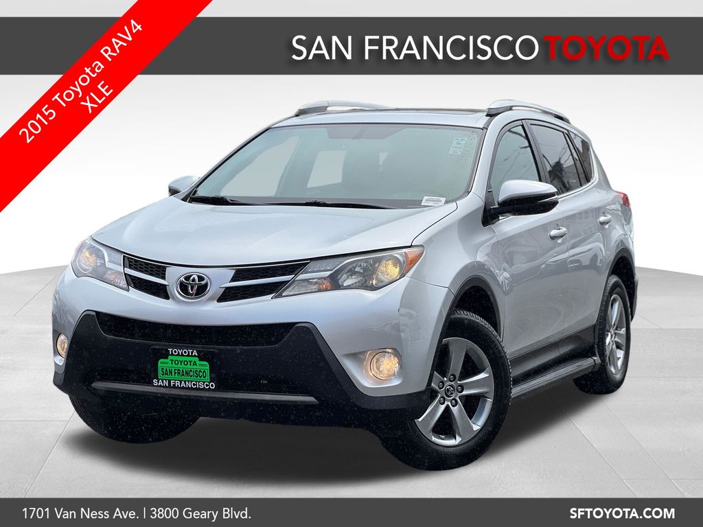 Classic Silver Metallic 2015 Toyota RAV4 XLE AWD SUV / Crossover All-Wheel Drive 6-Speed Automatic