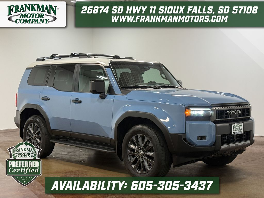 Heritage Blue/Gray Scape 2024 Toyota Land Cruiser SUV / Crossover Four-Wheel Drive 8-Speed Automatic