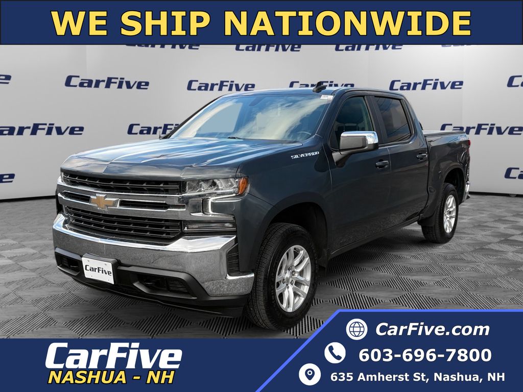 Shadow Gray Metallic 2021 Chevrolet Silverado 1500 LT Crew Cab 4WD Pickup Truck Four-Wheel Drive 8-Speed Automatic