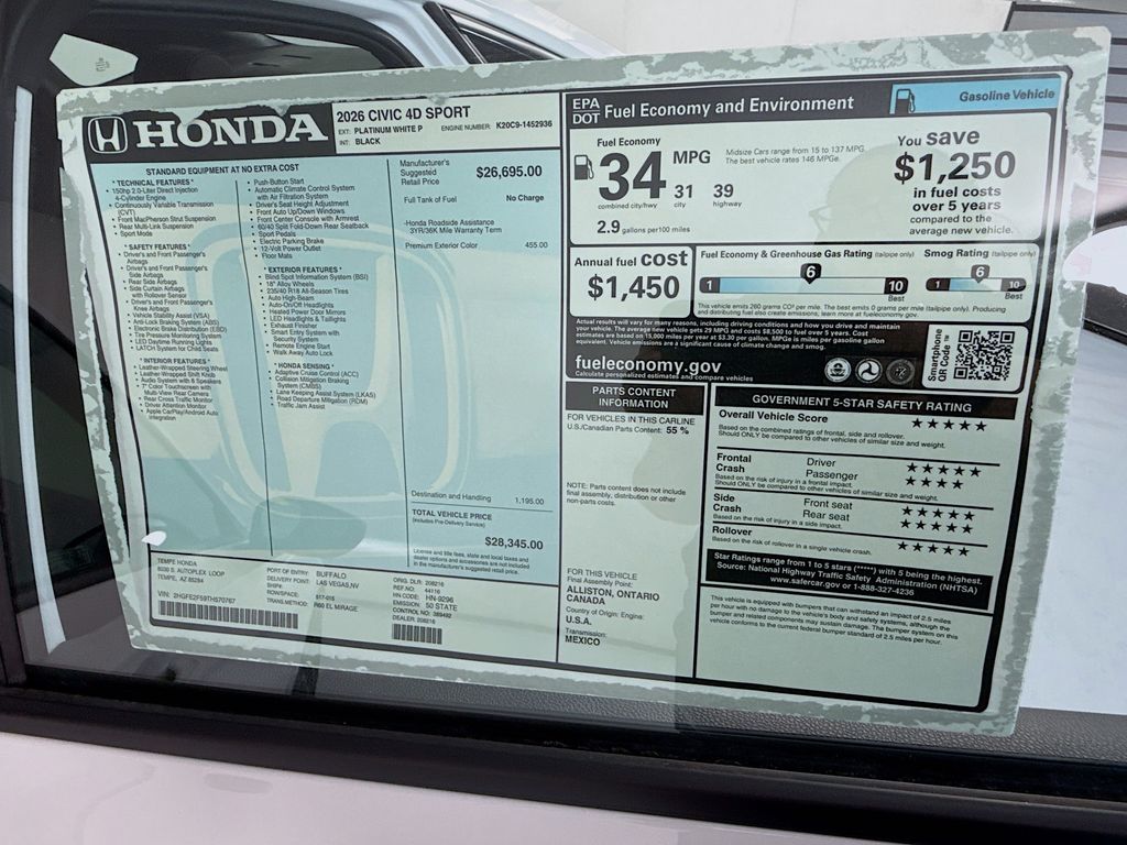 Thumbnail: 2026 Honda Civic - 9