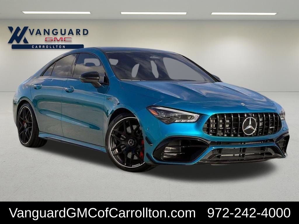 MANUFAKTUR Hyper Blue Metallic 2026 Mercedes-Benz CLA Coupe All-Wheel Drive 8-Speed Automatic