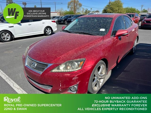 Matador Red Mica 2012 Lexus IS 350 Sedan RWD Sedan Rear-Wheel Drive 6-Speed Automatic