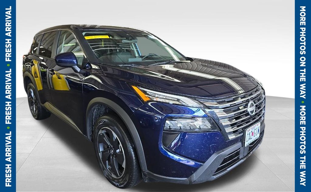 Deep Ocean Blue Pearl 2025 Nissan Rogue SV AWD SUV / Crossover All-Wheel Drive Continuously Variable Transmission