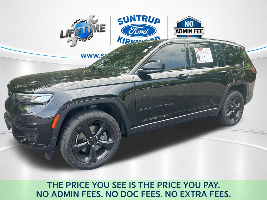 Diamond Black Crystal Pearlcoat 2022 Jeep Grand Cherokee L SUV / Crossover Four-Wheel Drive 8-Speed Automatic