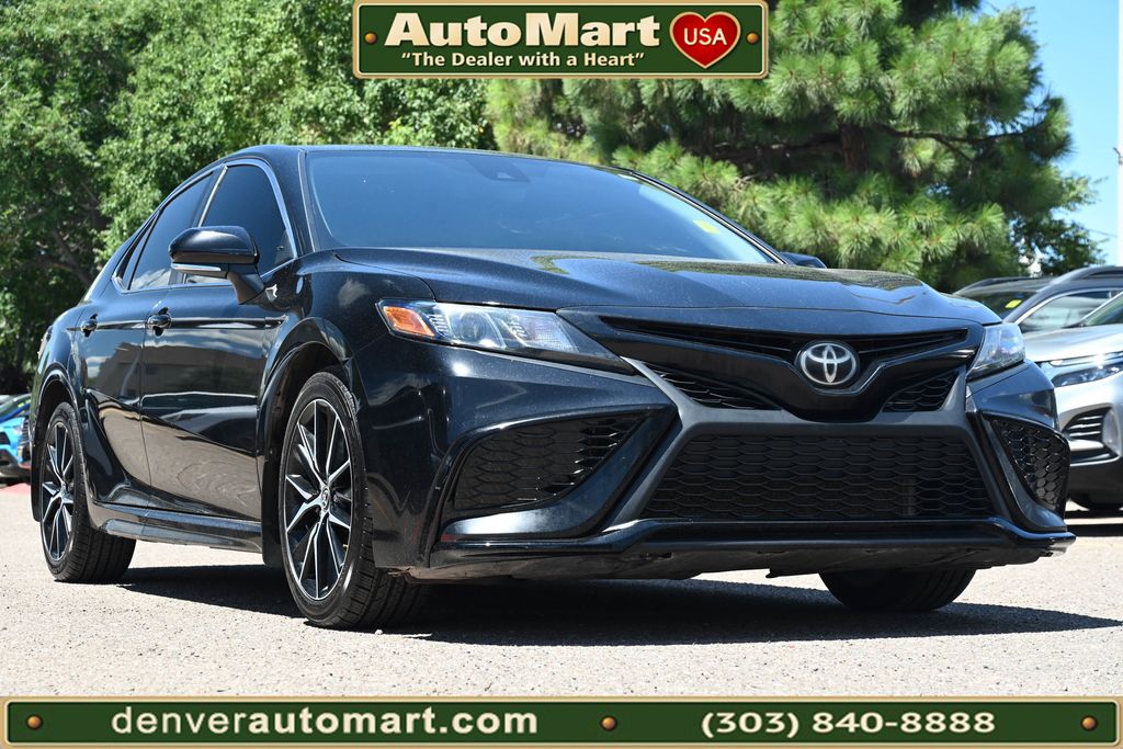 Midnight Black Metallic 2022 Toyota Camry Sedan All-Wheel Drive 8-Speed Automatic