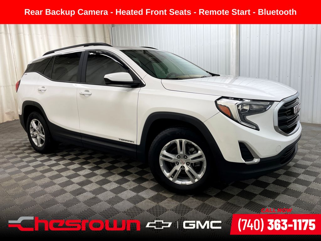 Summit White 2021 GMC Terrain SUV / Crossover Front-Wheel Drive 9-Speed Automatic