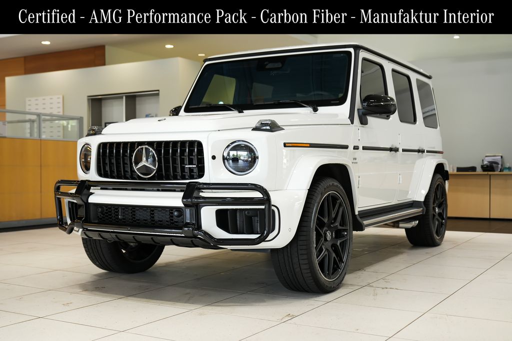 Polar White 2026 Mercedes-Benz G-Class SUV / Crossover All-Wheel Drive 9-Speed Automatic