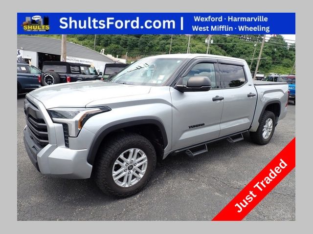 Celestial Silver Metallic 2022 Toyota Tundra Pickup Truck Four-Wheel Drive Automatic