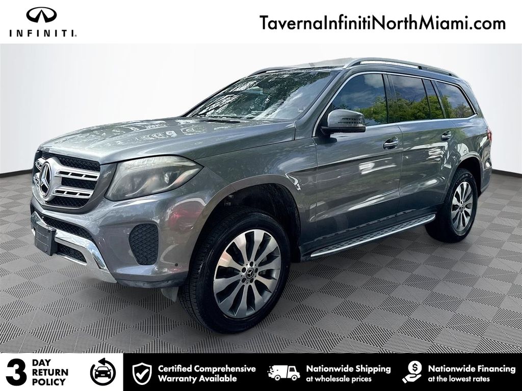 Gray Metallic 2018 Mercedes-Benz GLS 450 4MATIC SUV / Crossover All-Wheel Drive 9-Speed Automatic