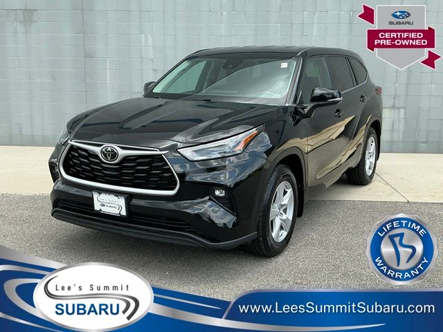Midnight Black Metallic 2023 Toyota Highlander SUV / Crossover All-Wheel Drive 8-Speed Automatic