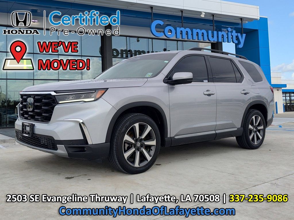 Lunar Silver Metallic 2025 Honda Pilot Touring AWD SUV / Crossover All-Wheel Drive Automatic