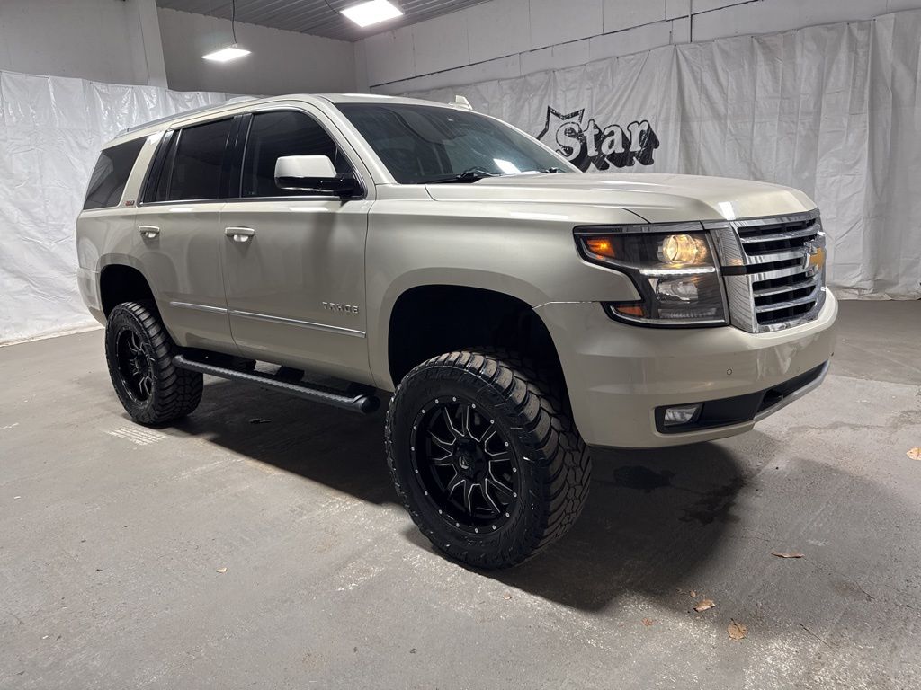 Champagne Silver Metallic 2016 Chevrolet Tahoe LT 4WD SUV / Crossover Four-Wheel Drive 6-Speed Automatic Overdrive