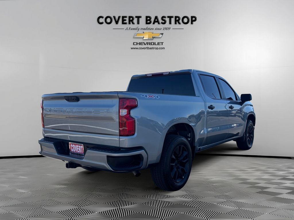 Used Car 2025 Chevrolet Silverado 1500  Crew Pickup 4wd Crew Cab 147 Custom Four Wheel Drive For Sale Under $50,000 In Austin, Texas