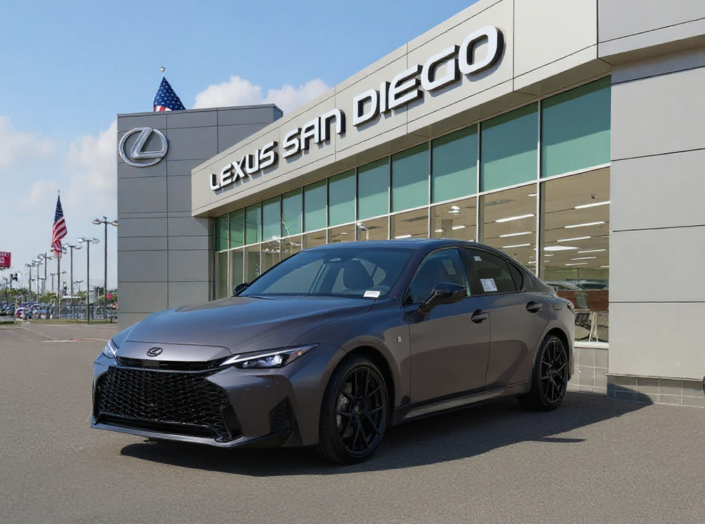 Cloudburst Gray 2026 Lexus IS 350 F Sport Design RWD Sedan Rear-Wheel Drive 8-Speed Dual Clutch