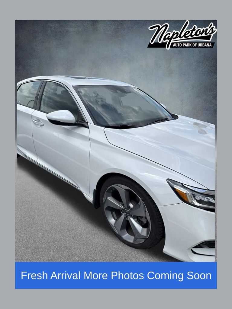 Platinum White Pearl 2018 Honda Accord Sedan Front-Wheel Drive Continuously Variable Transmission