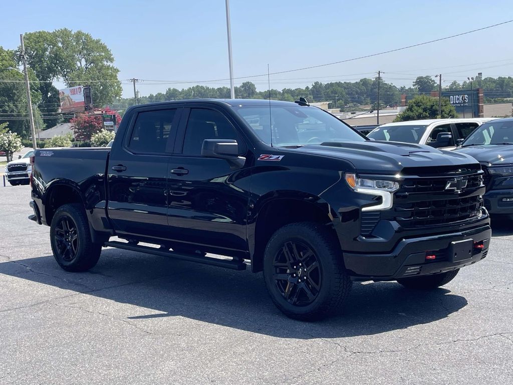 Black 2026 Chevrolet Silverado 1500 Pickup Truck Four-Wheel Drive Automatic
