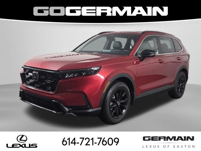 Radiant Red Metallic 2024 Honda CR-V Hybrid SUV / Crossover All-Wheel Drive Automatic