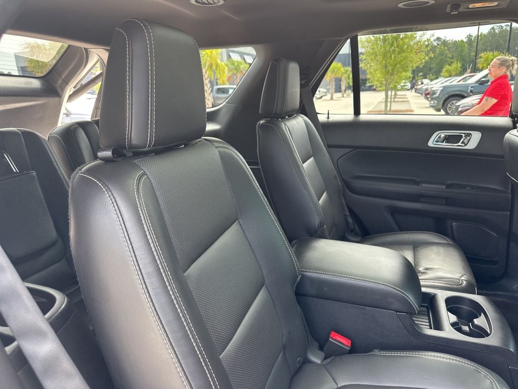 2014 White Platinum Clearcoat Metallic Ford Explorer Sport 4X4 SUV