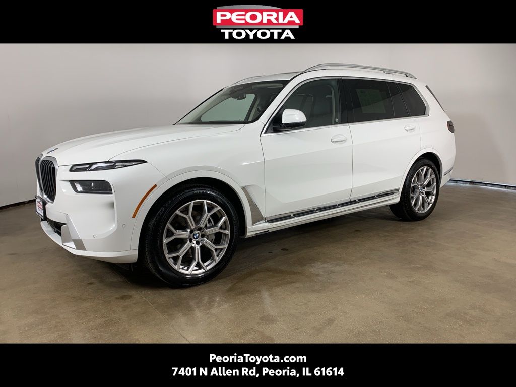 Alpine White 2025 BMW X7 xDrive40i AWD SUV / Crossover All-Wheel Drive 8-Speed Automatic