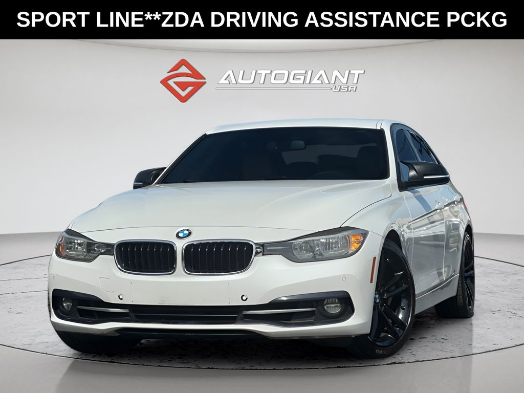 White Metallic 2016 BMW 3 Series 328i Sedan RWD Sedan Rear-Wheel Drive 8-Speed Automatic