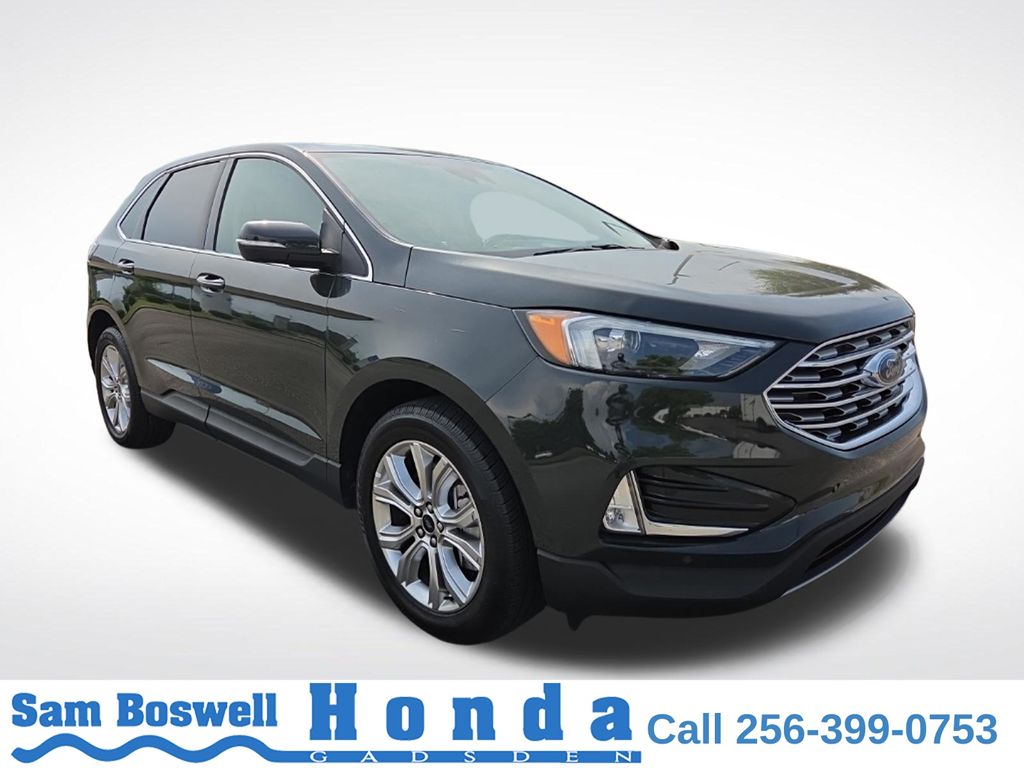 Green Metallic 2024 Ford Edge SUV / Crossover All-Wheel Drive 8-Speed Automatic