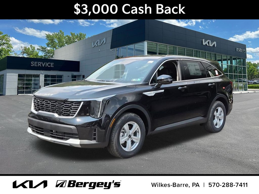 Ebony Black 2026 Kia Sorento SUV / Crossover Front-Wheel Drive 8-Speed Automatic