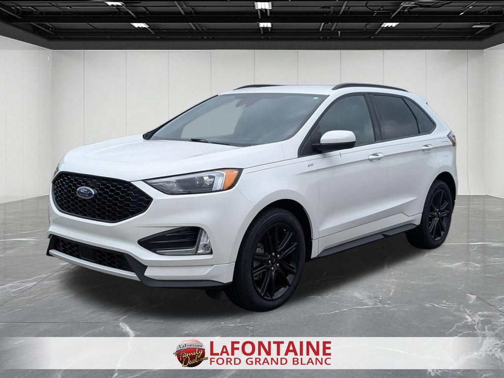 White Metallic 2022 Ford Edge SUV / Crossover All-Wheel Drive 8-Speed Automatic