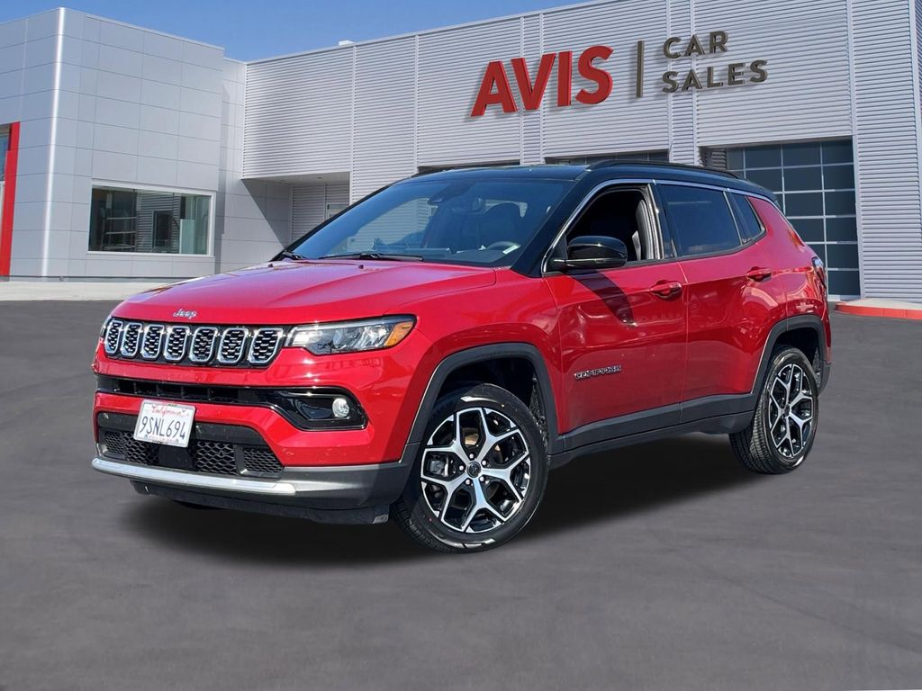 Red 2025 Jeep Compass Limited 4WD SUV / Crossover Four-Wheel Drive 8-Speed Automatic