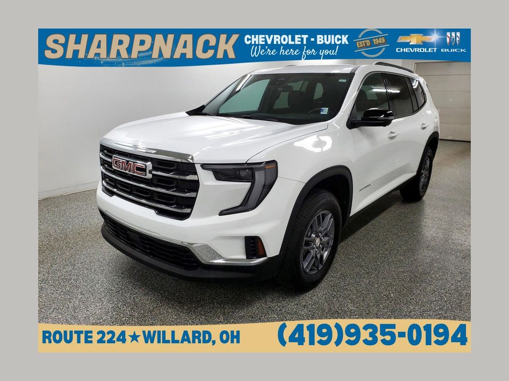 Summit White 2025 GMC Acadia Elevation FWD SUV / Crossover Front-Wheel Drive 8-Speed Automatic