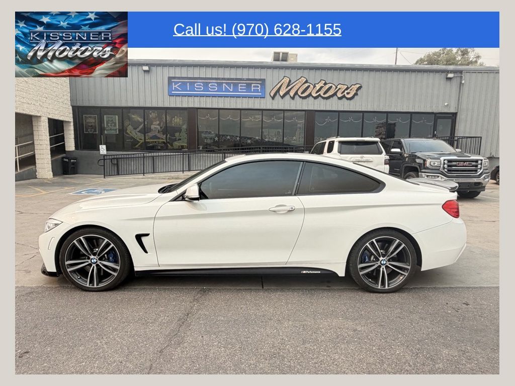 Alpine White 2015 BMW 4 Series Coupe Rear-Wheel Drive 8-Speed Automatic