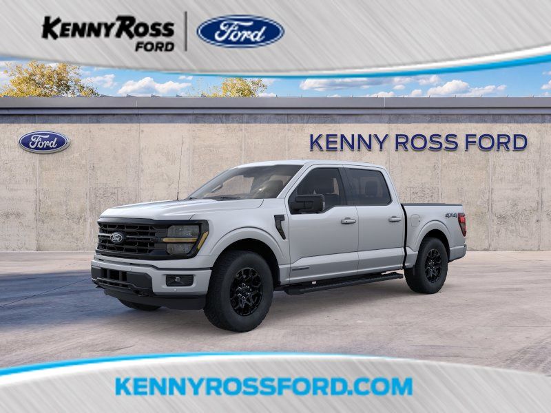 Silver Metallic 2025 Ford F-150 Pickup Truck Four-Wheel Drive Automatic