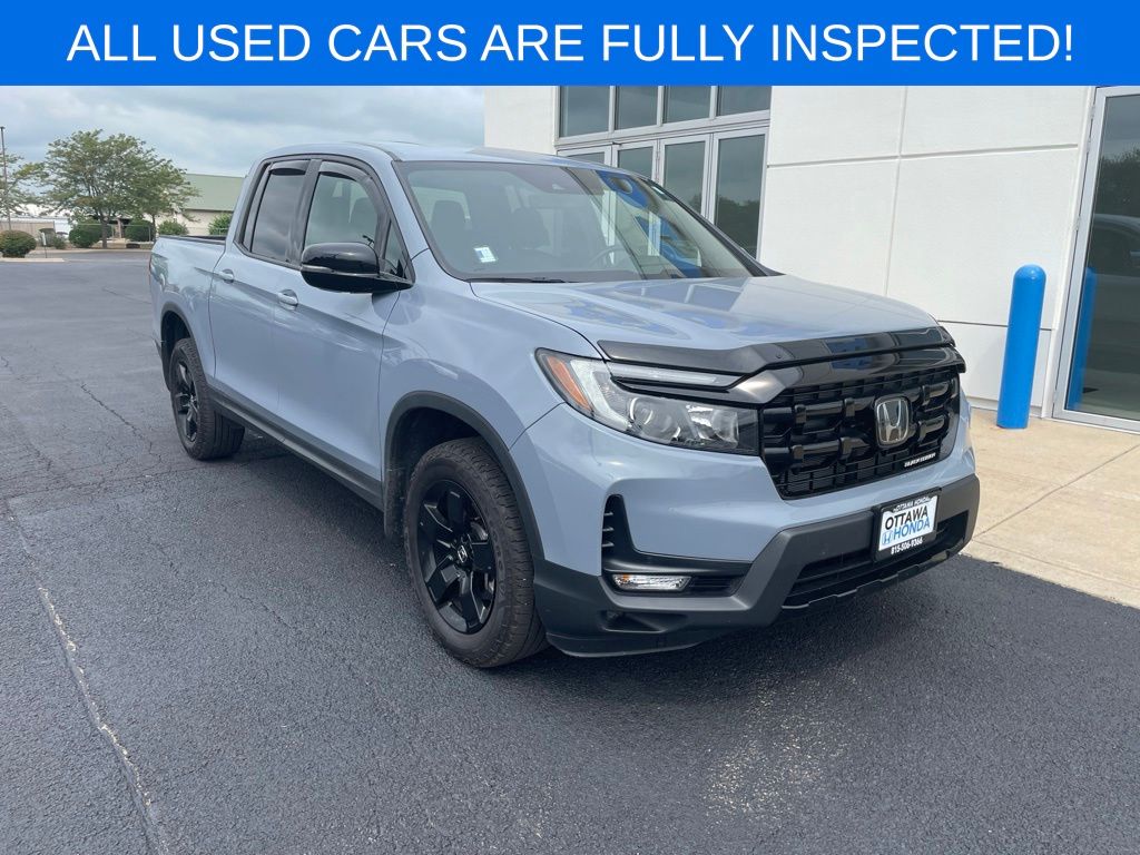 Gray 2024 Honda Ridgeline Pickup Truck All-Wheel Drive 9-Speed Automatic