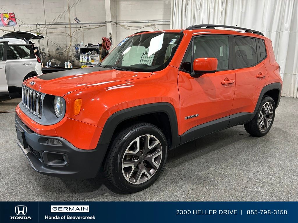 Used 2015 Orange Jeep Latitude image 4