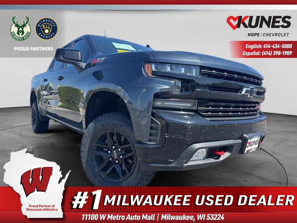 Shadow Gray Metallic 2020 Chevrolet Silverado 1500 Pickup Truck Four-Wheel Drive Automatic