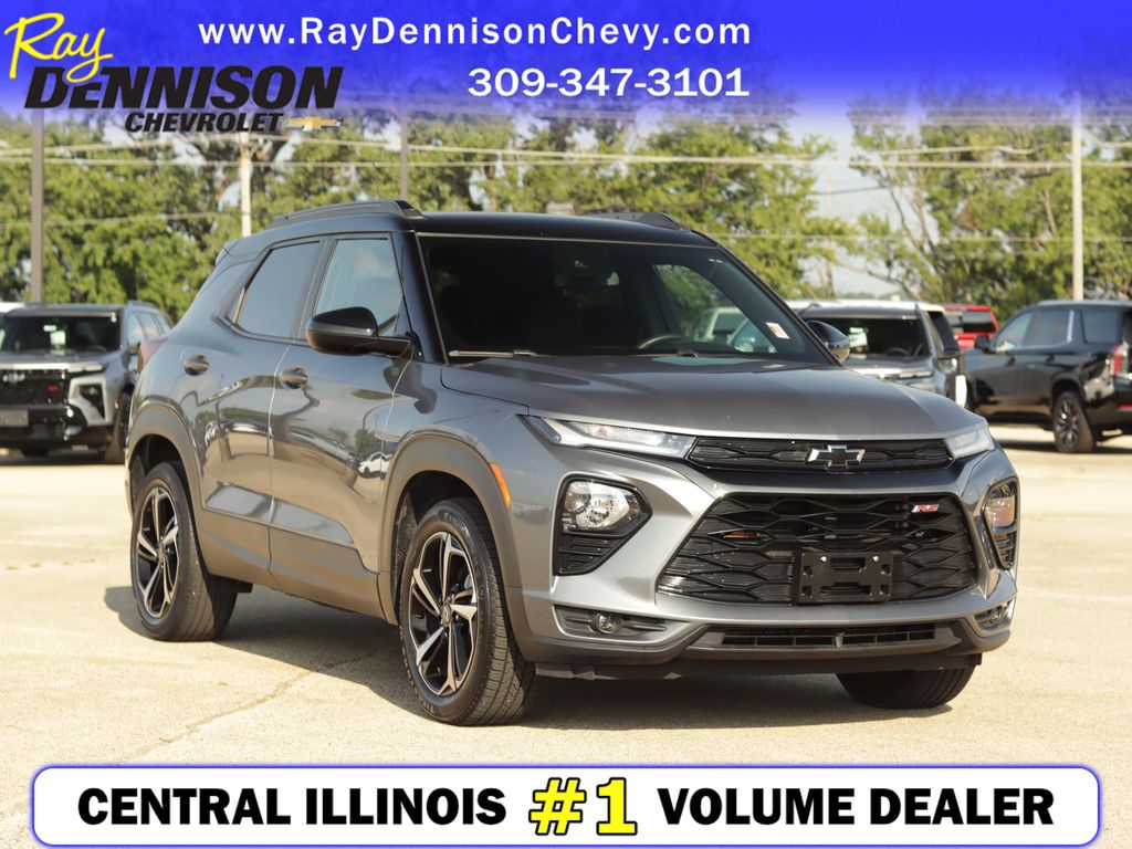 Gray (Steel Metallic) 2021 Chevrolet Trailblazer SUV / Crossover Four-Wheel Drive 9-Speed Automatic