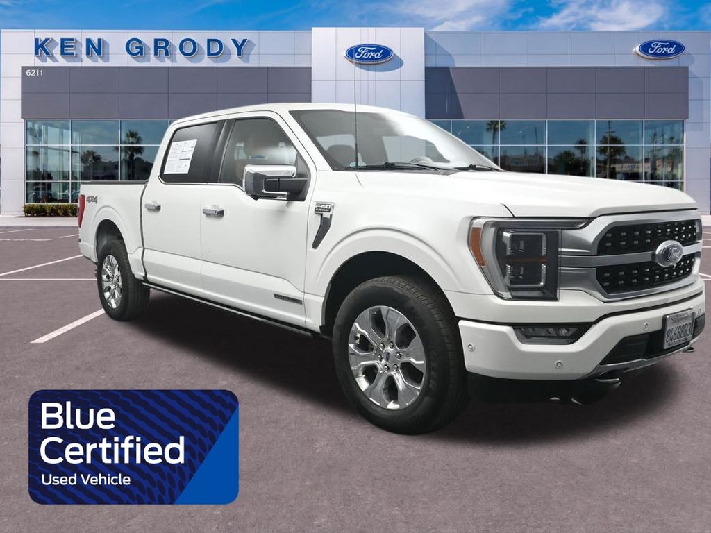 Star White Metallic Tri-Coat 2023 Ford F-150 Pickup Truck Four-Wheel Drive Automatic
