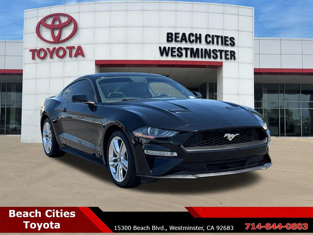 Shadow Black 2021 Ford Mustang Coupe Rear-Wheel Drive Automatic