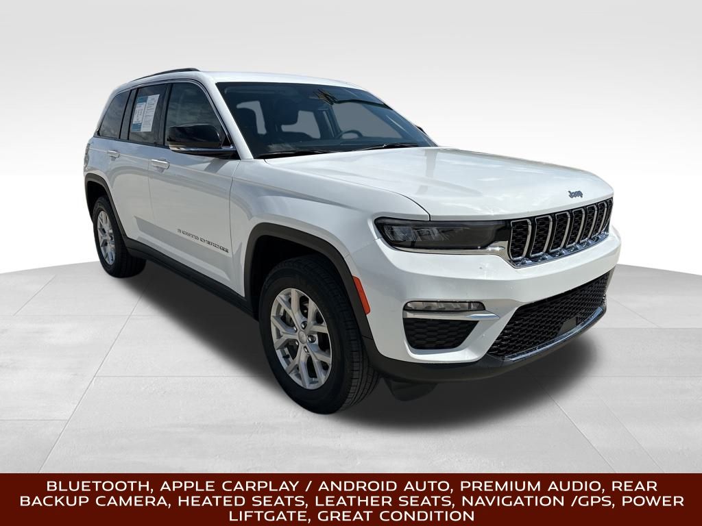 2023 Bright White Clearcoat Jeep Grand Cherokee Limited 4X4 SUV